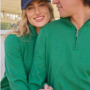 NWT Harcour Equestrian Parmo Unisex 1/4 Zip Sweater size Unisex XXS (Womens XS)